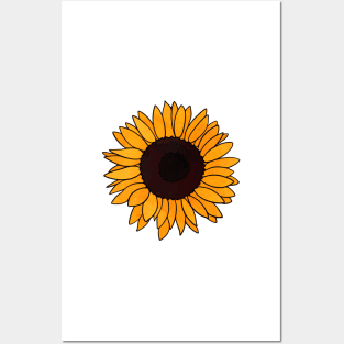 Garden Sunflower Posters and Art